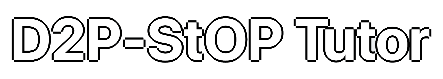 Logo of D2P-StOP Tutor